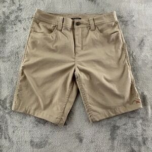 Toad&Co Rover Canvas Short 30 Dark Chino‎ Stretch Quick Dry 10.5" Inseam Bermuda